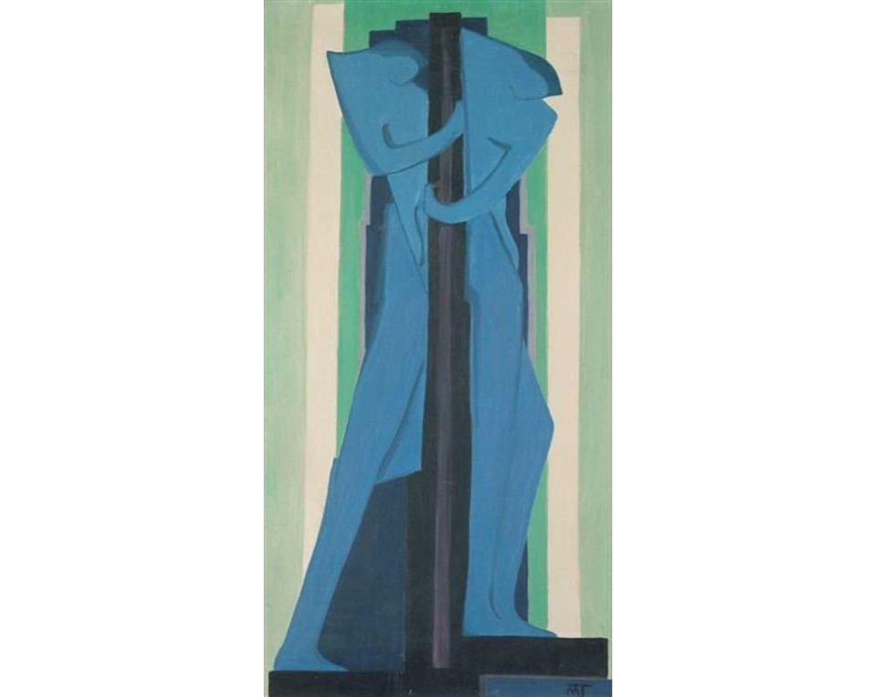 Εκτύπωση έργο τέχνης σε κάμβα τελαρωμένο κάθετο 40Χ80εκ 