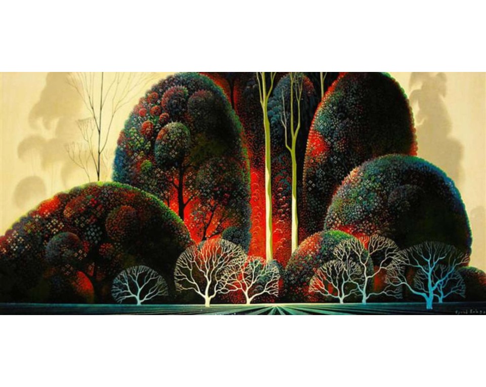 Εκτύπωση έργο τέχνης σε κάμβα τελαρωμένο οριζόντιο 40Χ80εκ 