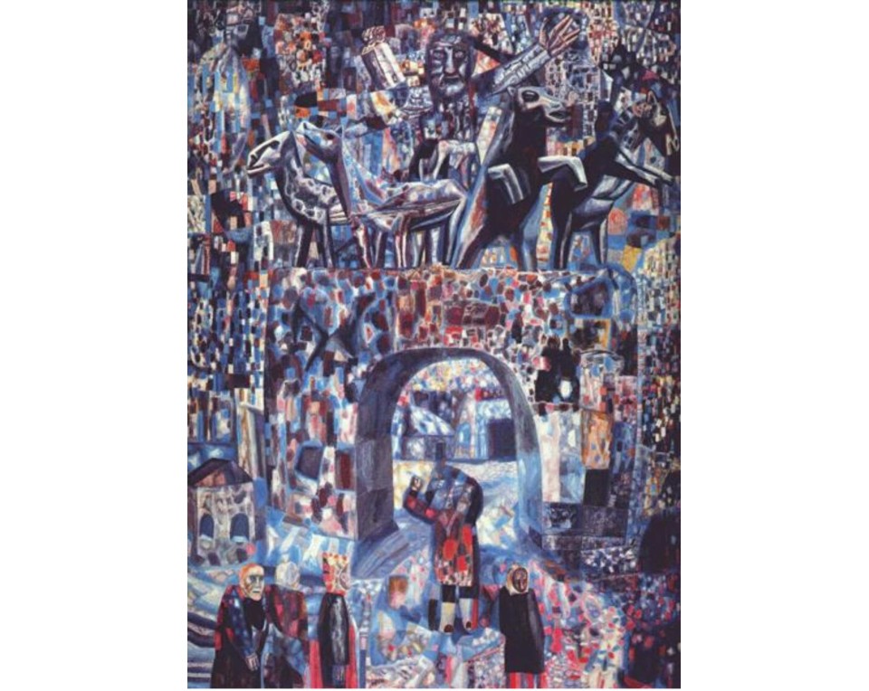 Εκτύπωση έργο τέχνης σε κάμβα τελαρωμένο κάθετο 50Χ70εκ 