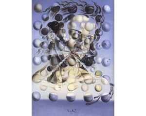 "Γαλάτεια των σφαιρών" του Σαλβαδόρ Νταλί.  Εκτύπωση έργο τέχνης σε κάμβα τελαρωμένο κάθετο 50Χ70εκ 