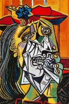 "Η Κλαίουσα Γυναίκα" του Πάμπλο Πικάσο, Εκτύπωση έργο τέχνης σε κάμβα τελαρωμένο κάθετο 50Χ70εκ 