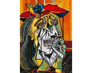 "Η Κλαίουσα Γυναίκα" του Πάμπλο Πικάσο, Εκτύπωση έργο τέχνης σε κάμβα τελαρωμένο κάθετο 50Χ70εκ 