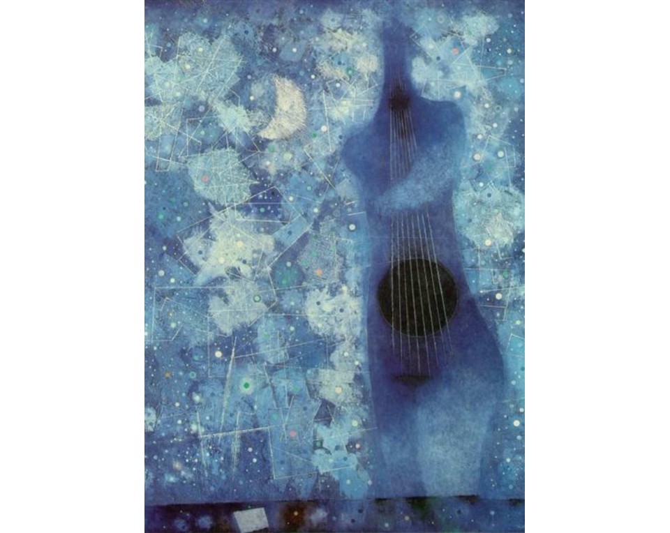 Εκτύπωση έργο τέχνης σε κάμβα τελαρωμένο κάθετο 50Χ70εκ 