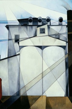  "Η Δική μου Αίγυπτος" (My Egypt) του Αμερικανού καλλιτέχνη Τσαρλς Ντέμουθ (Charles Demuth).Εκτύπωση έργο τέχνης σε κάμβα τελαρωμένο κάθετο 50Χ70εκ 