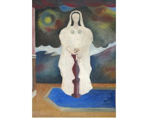 Untitled (Άτιτλο) του Μεξικανού καλλιτέχνη Gunther Gerzso.  Εκτύπωση έργο τέχνης σε κάμβα τελαρωμένο κάθετο 50Χ70εκ 