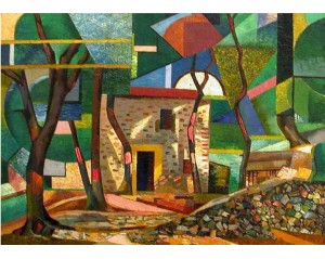 Εκτύπωση έργο τέχνης σε κάμβα τελαρωμένο οριζόντιο 50Χ70εκ 