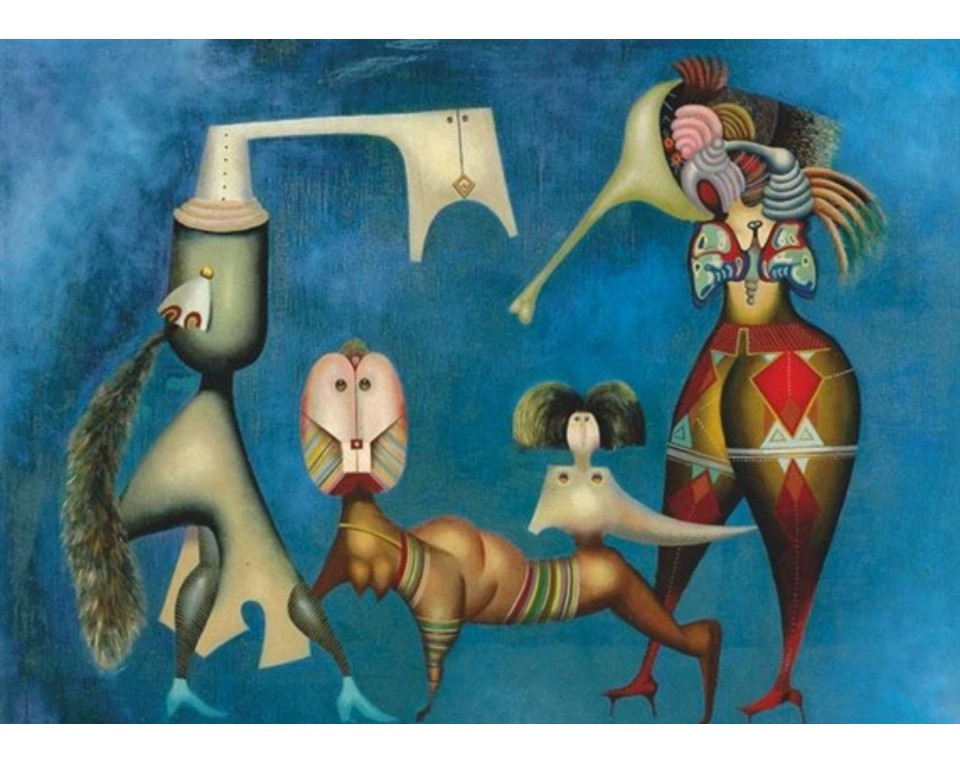 Εκτύπωση έργο τέχνης σε κάμβα τελαρωμένο οριζόντιο 50Χ70εκ 