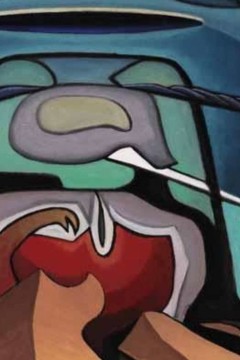 Εκτύπωση έργο τέχνης σε κάμβα τελαρωμένο οριζόντιο 50Χ70εκ 