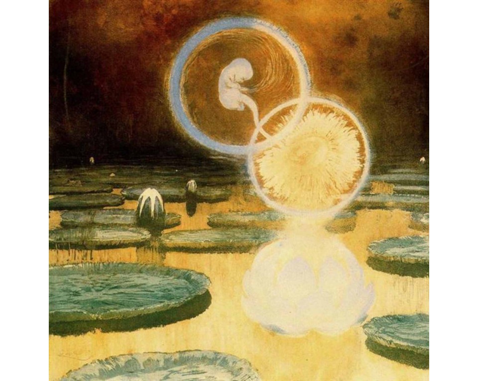 Εκτύπωση έργο τέχνης σε κάμβα τελαρωμένο τετράγωνο 50Χ50εκ 