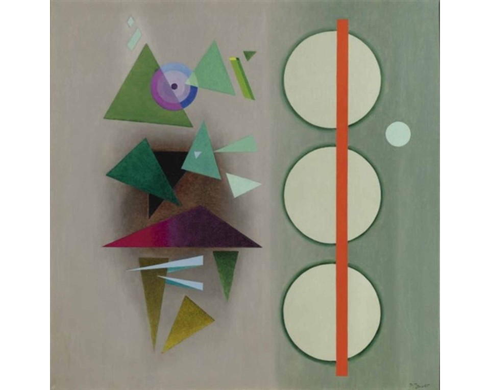 Εκτύπωση έργο τέχνης σε κάμβα τελαρωμένο τετράγωνο 50Χ50εκ 