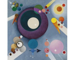 Εκτύπωση έργο τέχνης σε κάμβα τελαρωμένο τετράγωνο 50Χ50εκ 