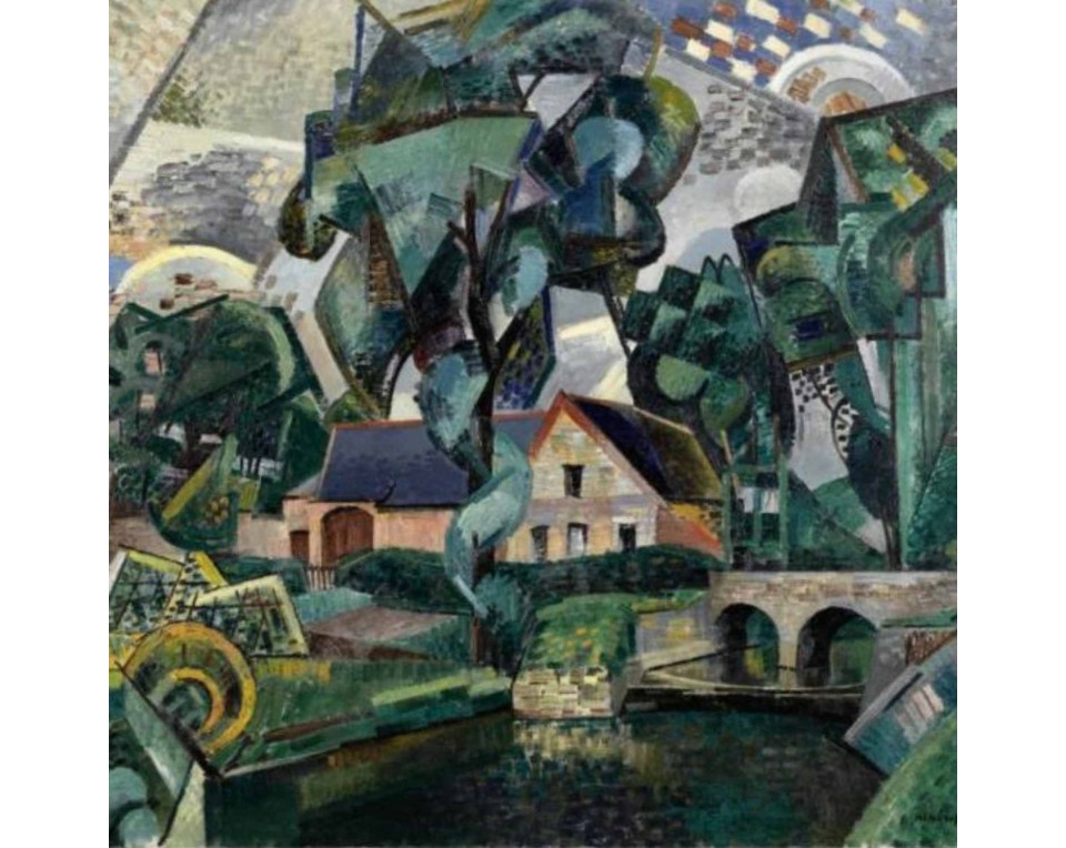 Εκτύπωση έργο τέχνης σε κάμβα τελαρωμένο τετράγωνο 50Χ50εκ 