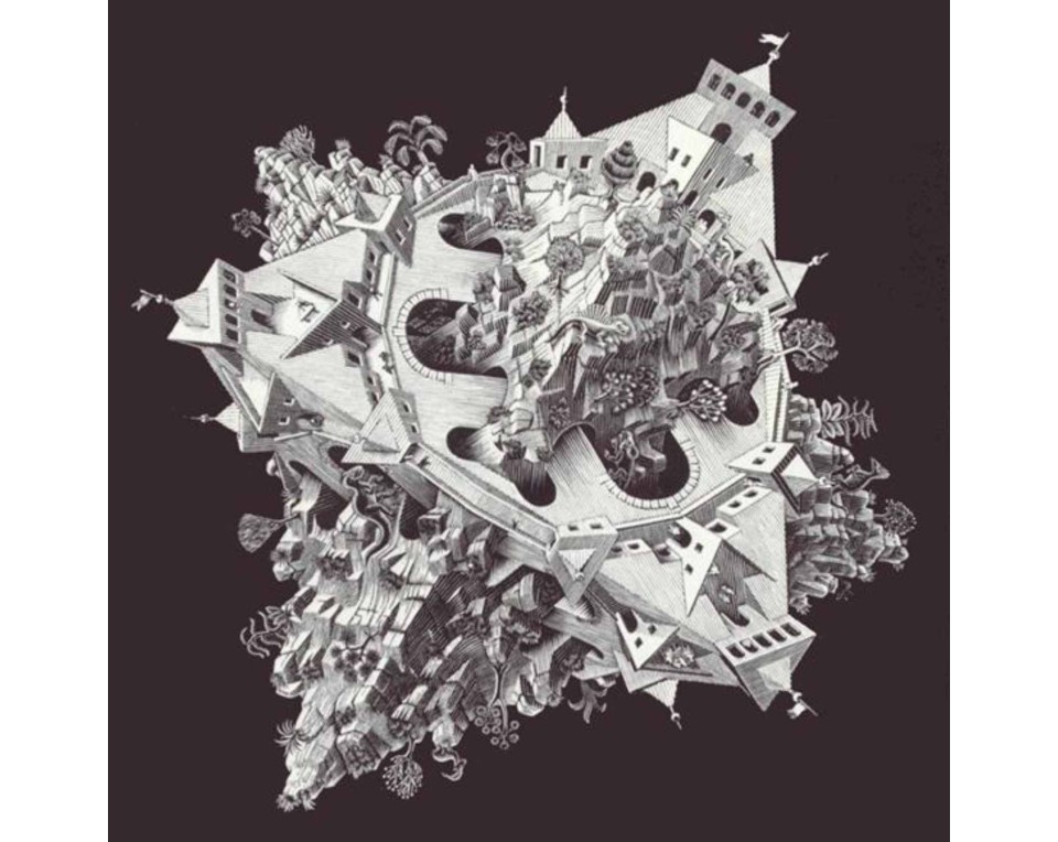 Εκτύπωση έργο τέχνης σε κάμβα τελαρωμένο τετράγωνο 50Χ50εκ 