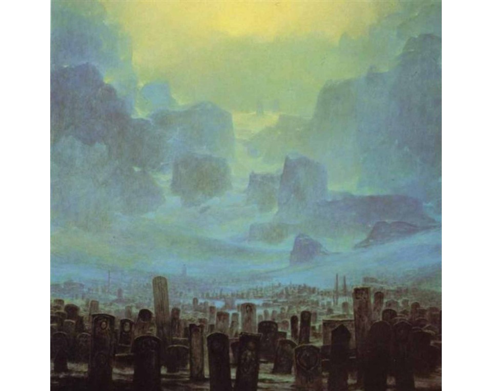 Εκτύπωση έργο τέχνης σε κάμβα τελαρωμένο τετράγωνο 50Χ50εκ 