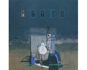 Εκτύπωση έργο τέχνης σε κάμβα τελαρωμένο τετράγωνο 50Χ50εκ 