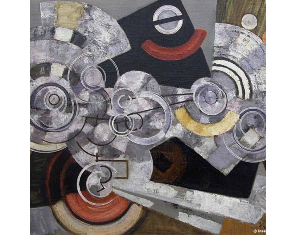 Εκτύπωση έργο τέχνης σε κάμβα τελαρωμένο τετράγωνο 50Χ50εκ 