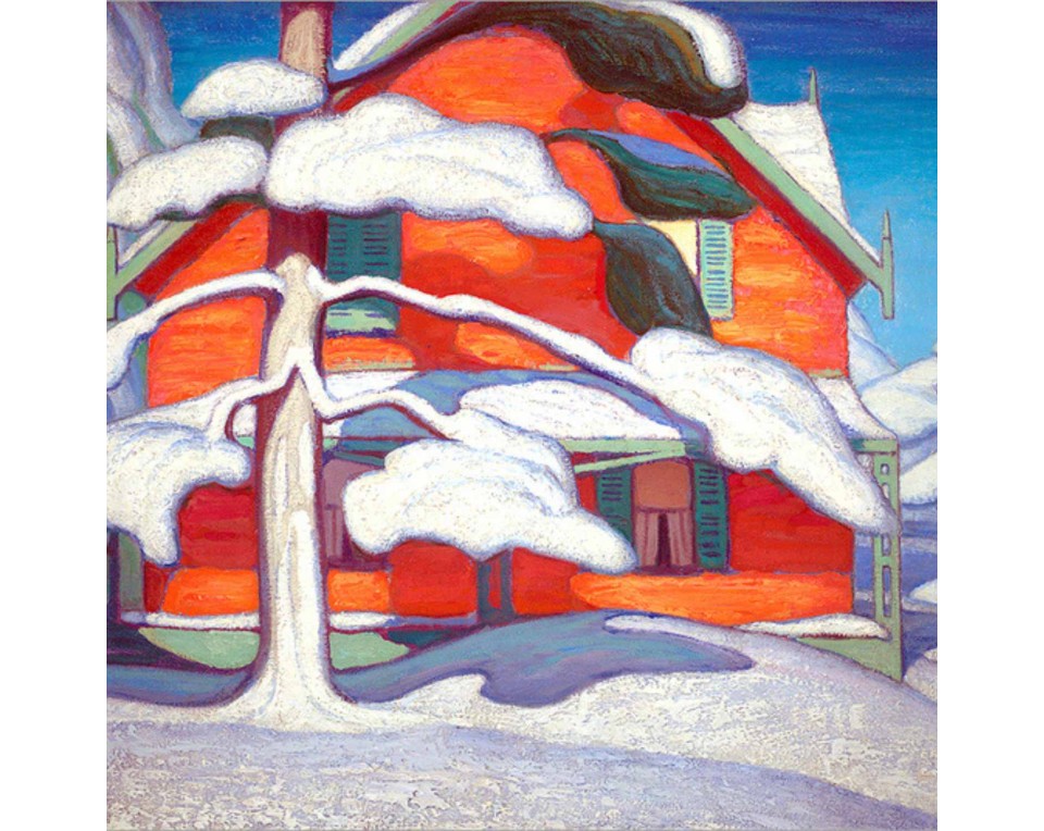 Εκτύπωση έργο τέχνης σε κάμβα τελαρωμένο τετράγωνο 50Χ50εκ 