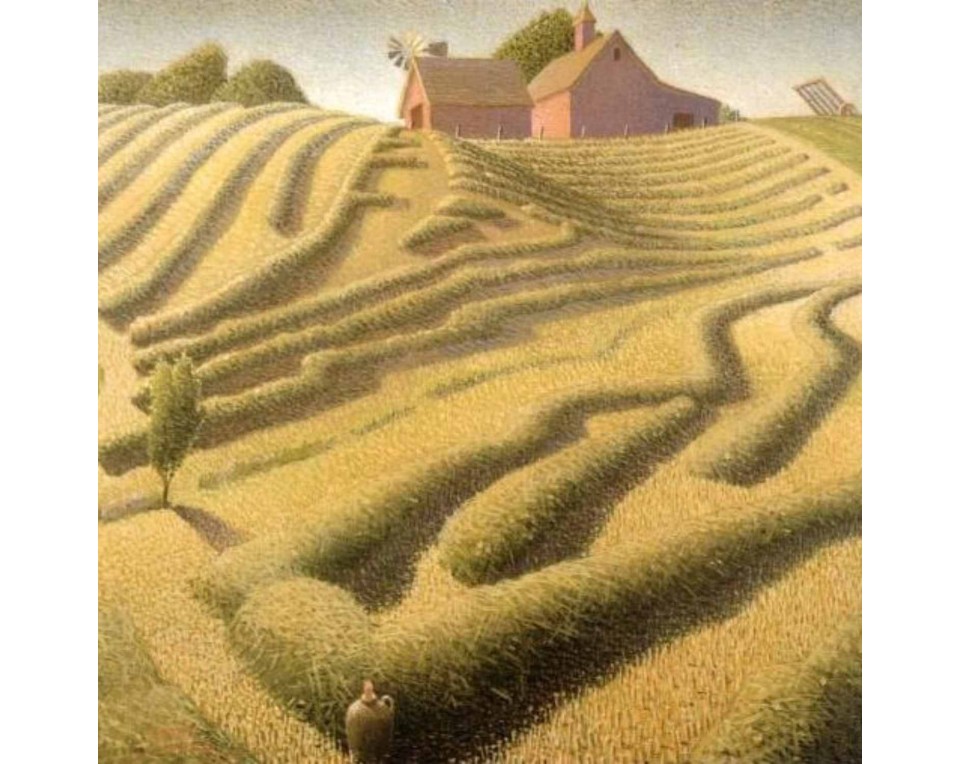 Εκτύπωση έργο τέχνης σε κάμβα τελαρωμένο τετράγωνο 50Χ50εκ 