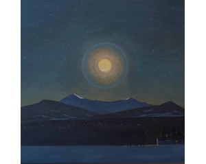 Εκτύπωση έργο τέχνης σε κάμβα τελαρωμένο τετράγωνο 50Χ50εκ 