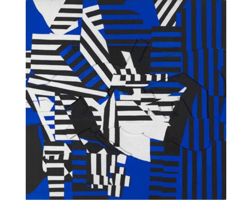 Εκτύπωση έργο τέχνης σε κάμβα τελαρωμένο τετράγωνο 50Χ50εκ 