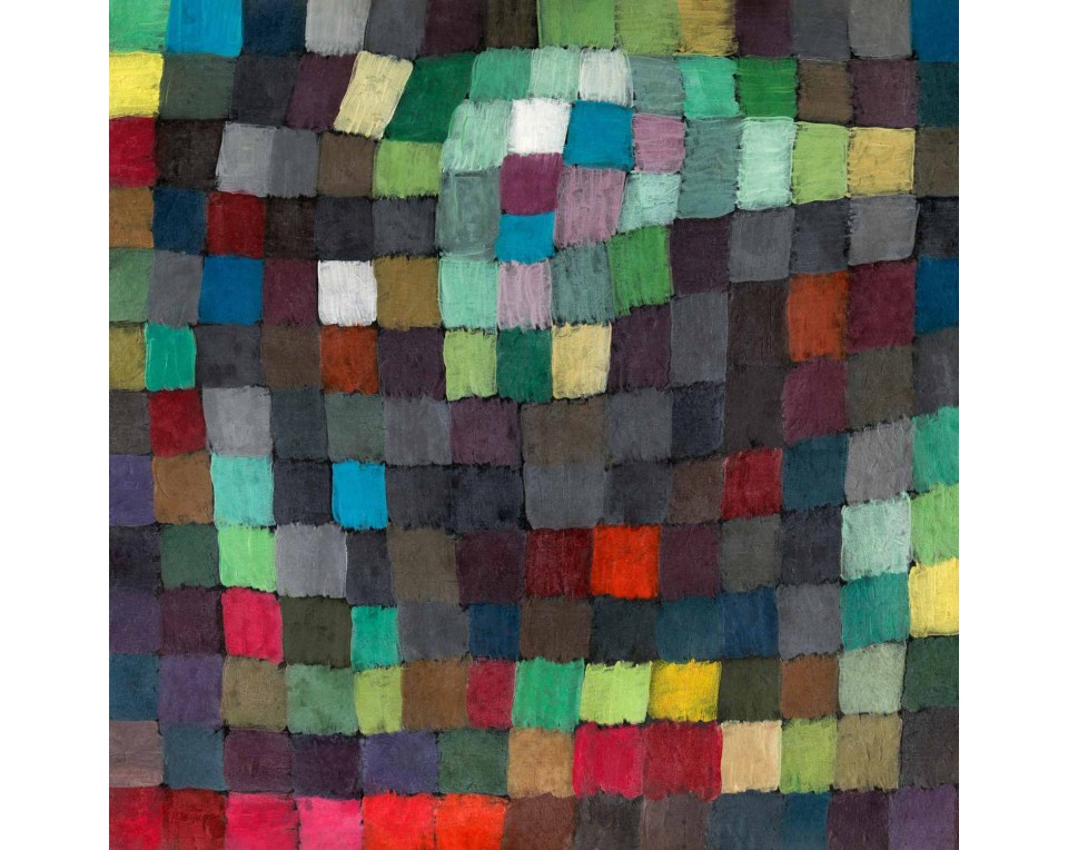 Εκτύπωση έργο τέχνης σε κάμβα τελαρωμένο τετράγωνο 50Χ50εκ 