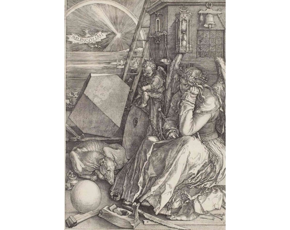 ΠΙΝΑΚΑΣ ΣΕ ΚΑΜΒΑ Albrecht Dürer - Μελαγχολία I
