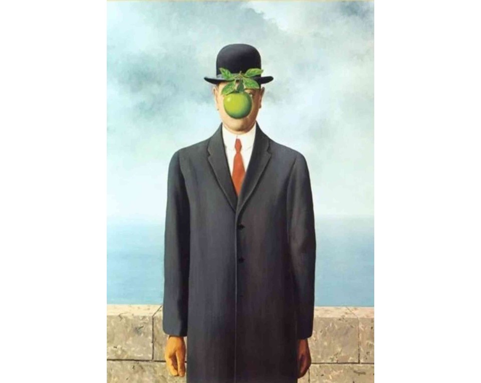 ΠΙΝΑΚΑΣ ΣΕ ΚΑΜΒΑ René Magritte - Ο Γιος του Ανθρώπου