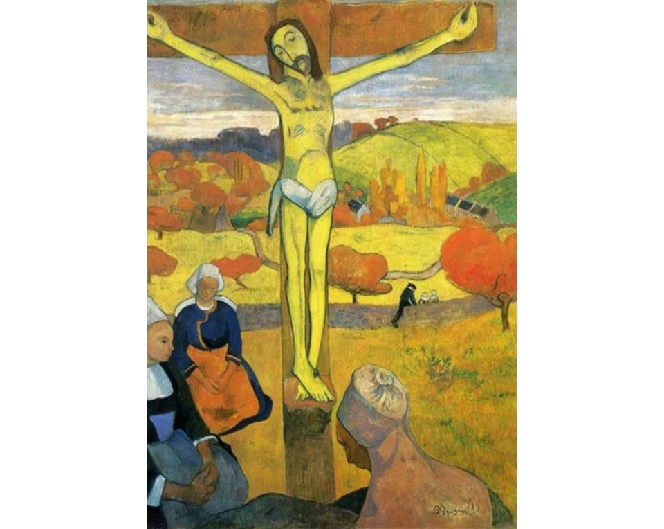 ΠΙΝΑΚΑΣ ΣΕ ΚΑΜΒΑ Paul Gauguin - Ο Κίτρινος Χριστός