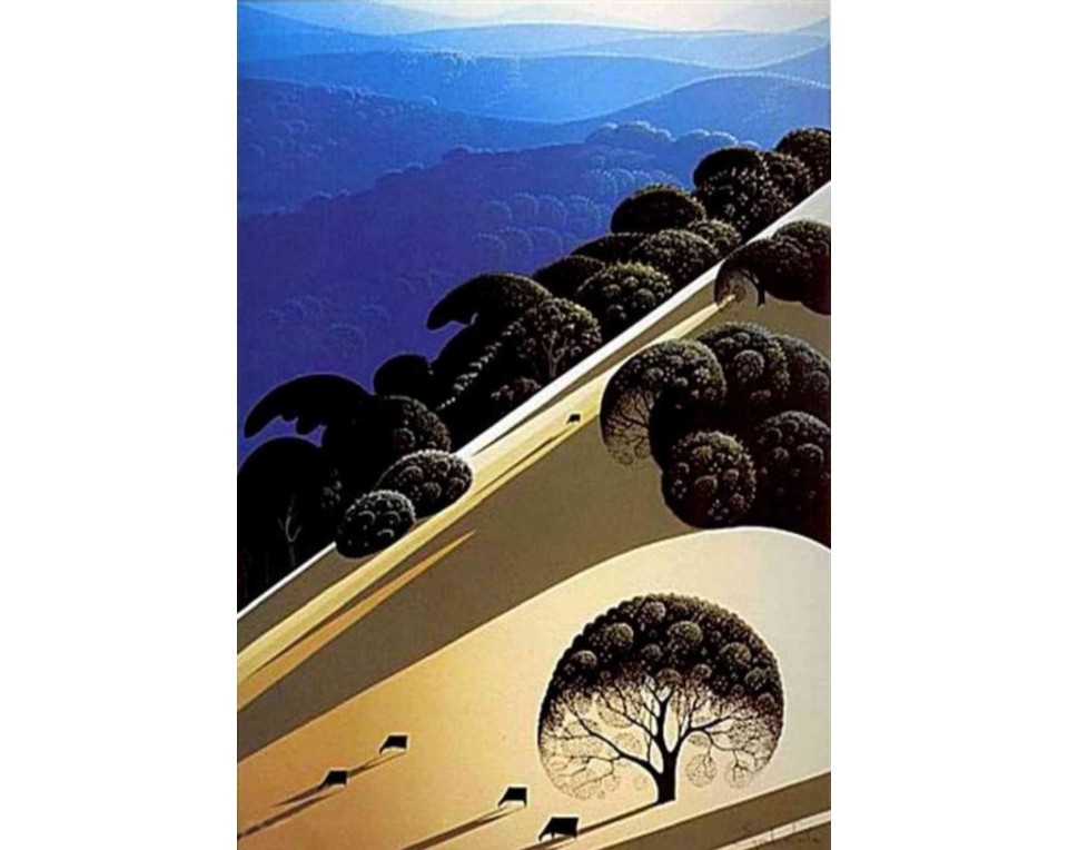 ΠΙΝΑΚΑΣ ΣΕ ΚΑΜΒΑ Eyvind Earle - Καλοκαίρι