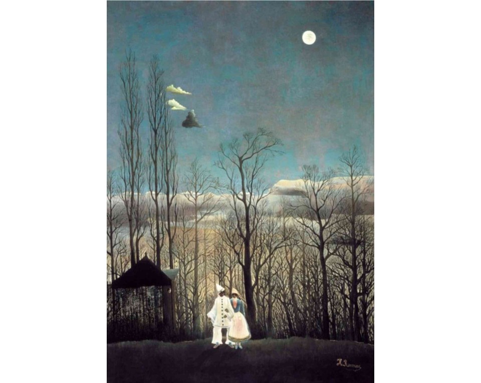 ΠΙΝΑΚΑΣ ΣΕ ΚΑΜΒΑ Henri Rousseau - Αποκριάτικο Βράδυ