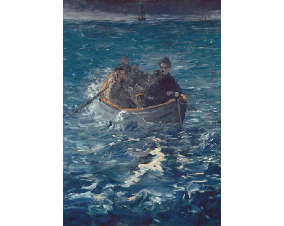 ΠΙΝΑΚΑΣ ΣΕ ΚΑΜΒΑ Édouard Manet - Η Απόδραση του Ροσφόρ
