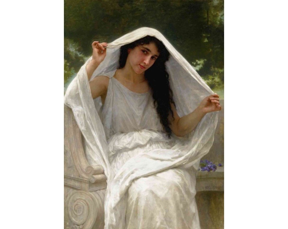 ΠΙΝΑΚΑΣ ΣΕ ΚΑΜΒΑ William-Adolphe Bouguereau - Το Πέπλο