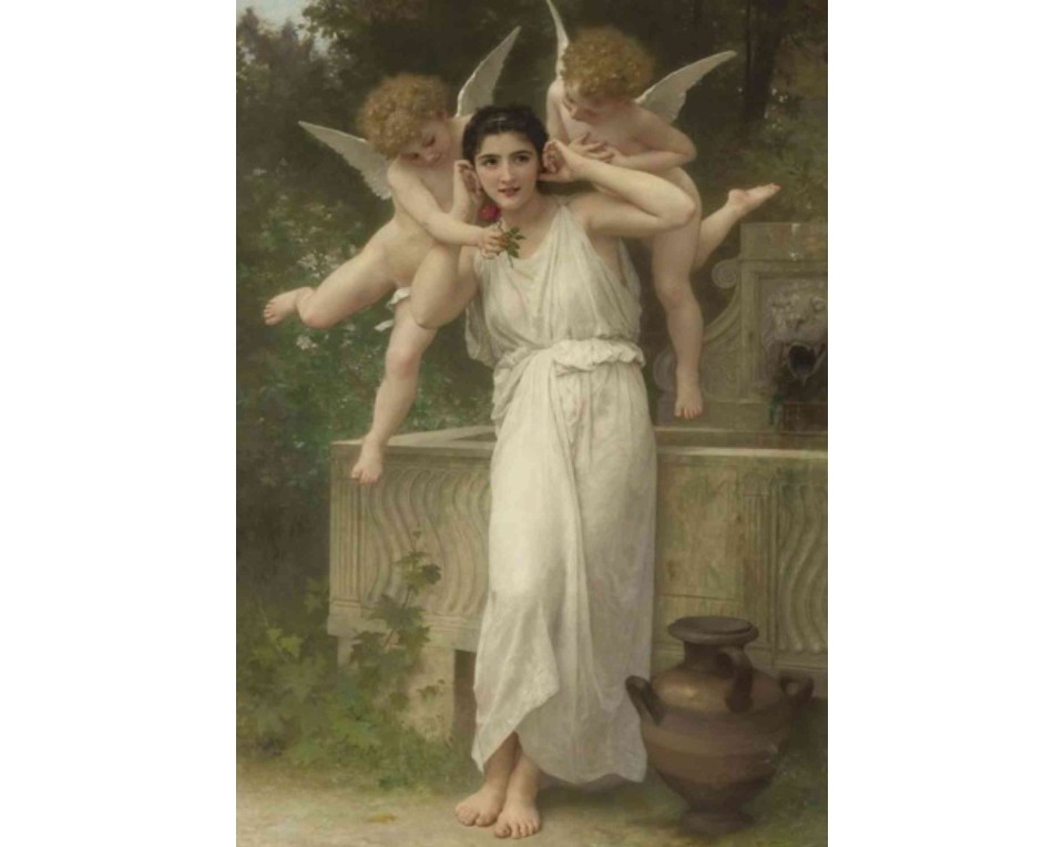 ΠΙΝΑΚΑΣ ΣΕ ΚΑΜΒΑ William-Adolphe Bouguereau - Η Νεότητα