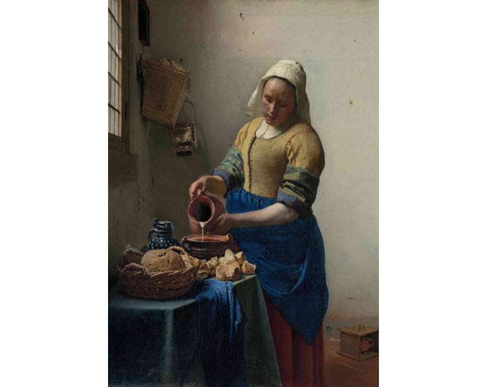 ΠΙΝΑΚΑΣ ΣΕ ΚΑΜΒΑ Johannes Vermeer - Η Γαλατού
