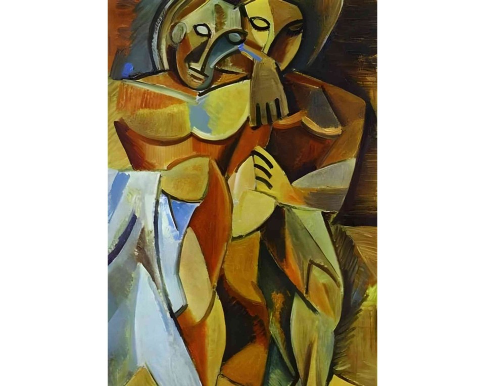 ΠΙΝΑΚΑΣ ΣΕ ΚΑΜΒΑ Pablo Picasso - Η Φιλία