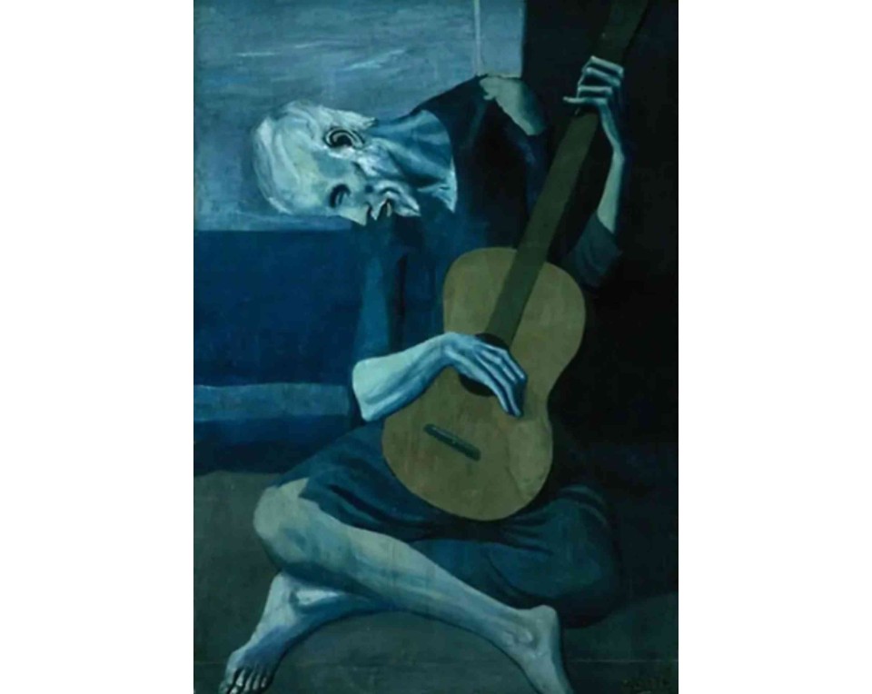 ΠΙΝΑΚΑΣ ΣΕ ΚΑΜΒΑ Pablo Picasso - Ο Γηραιός Κιθαρίστας