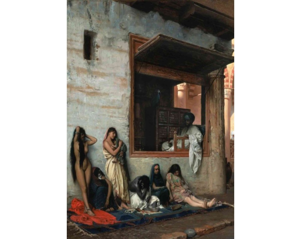 ΠΙΝΑΚΑΣ ΣΕ ΚΑΜΒΑ Jean-Léon Gérôme - Η Αγορά των Σκλάβων