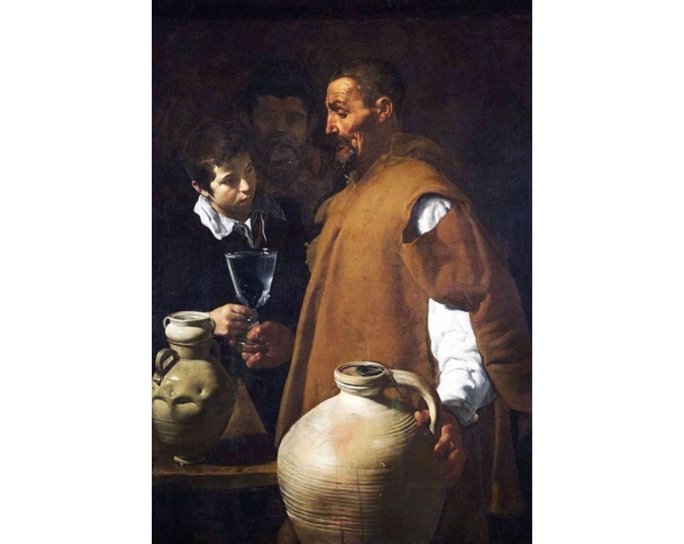ΠΙΝΑΚΑΣ ΣΕ ΚΑΜΒΑ Diego Velázquez - Ο Νεροπώλης της Σεβίλλης