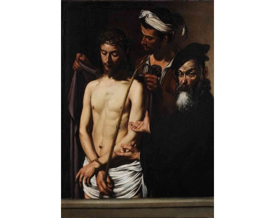 ΠΙΝΑΚΑΣ ΣΕ ΚΑΜΒΑ Caravaggio - Ίδε ο Άνθρωπος