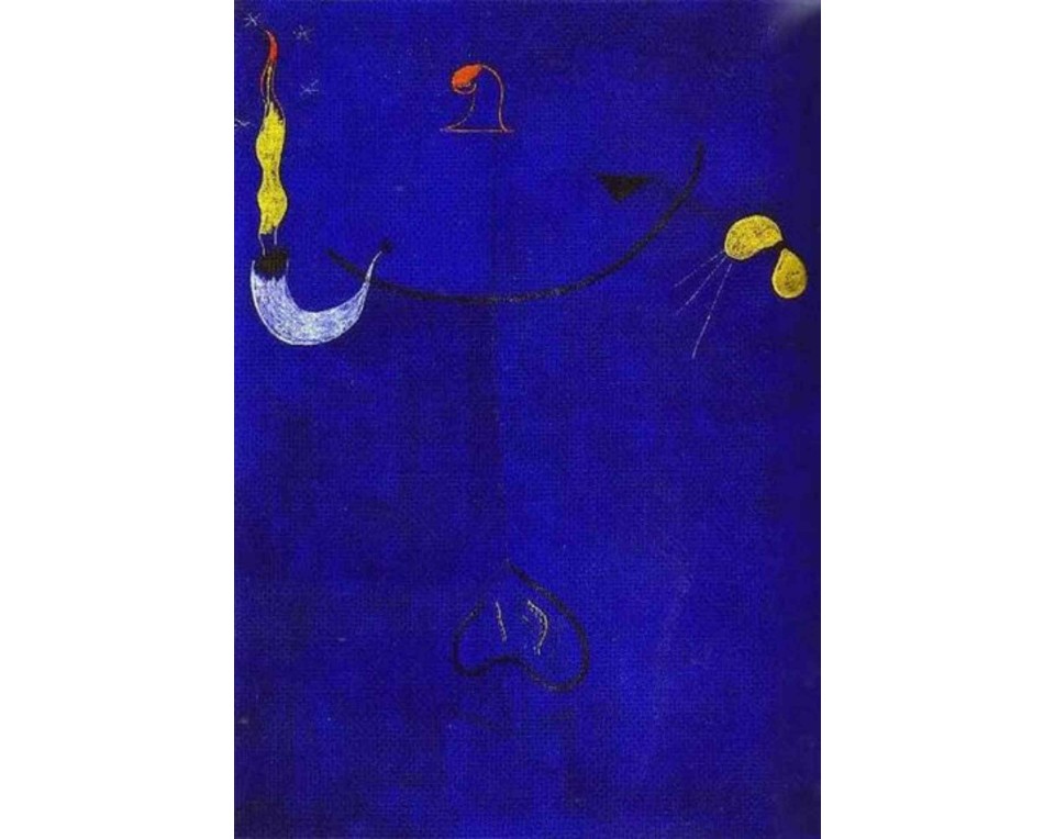 ΠΙΝΑΚΑΣ ΣΕ ΚΑΜΒΑ Joan Miró - Ζωγραφική (Η Πίπα)