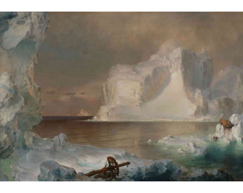 ΠΙΝΑΚΑΣ ΣΕ ΚΑΜΒΑ Frederic Edwin Church - Τα Παγόβουνα