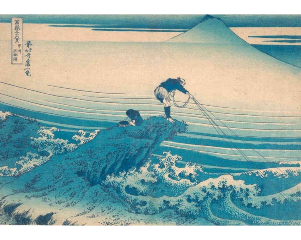 ΠΙΝΑΚΑΣ ΣΕ ΚΑΜΒΑ Katsushika Hokusai - Κατζικαζάβα στην Επαρχία Κάι