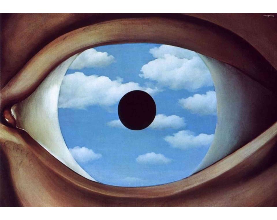 ΠΙΝΑΚΑΣ ΣΕ ΚΑΜΒΑ René Magritte - Ο Ψεύτικος Καθρέφτης