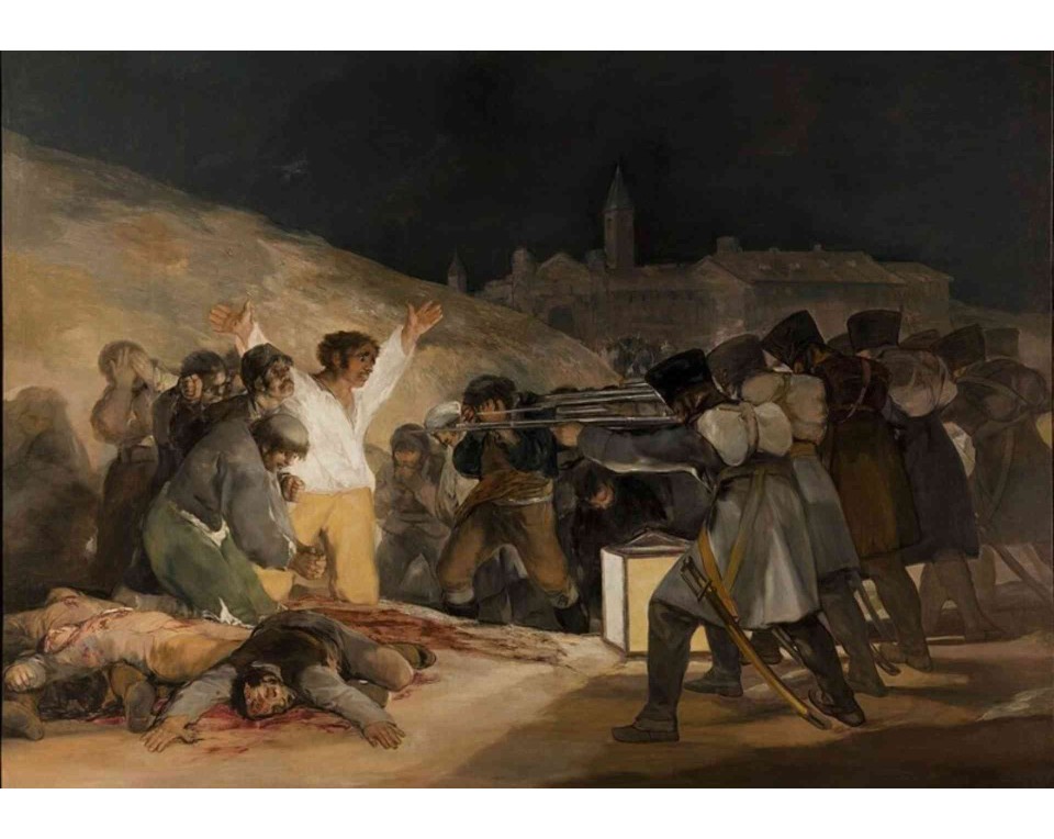 ΠΙΝΑΚΑΣ ΣΕ ΚΑΜΒΑ Francisco Goya - Η 3η Μαΐου 1808 στη Μαδρίτη