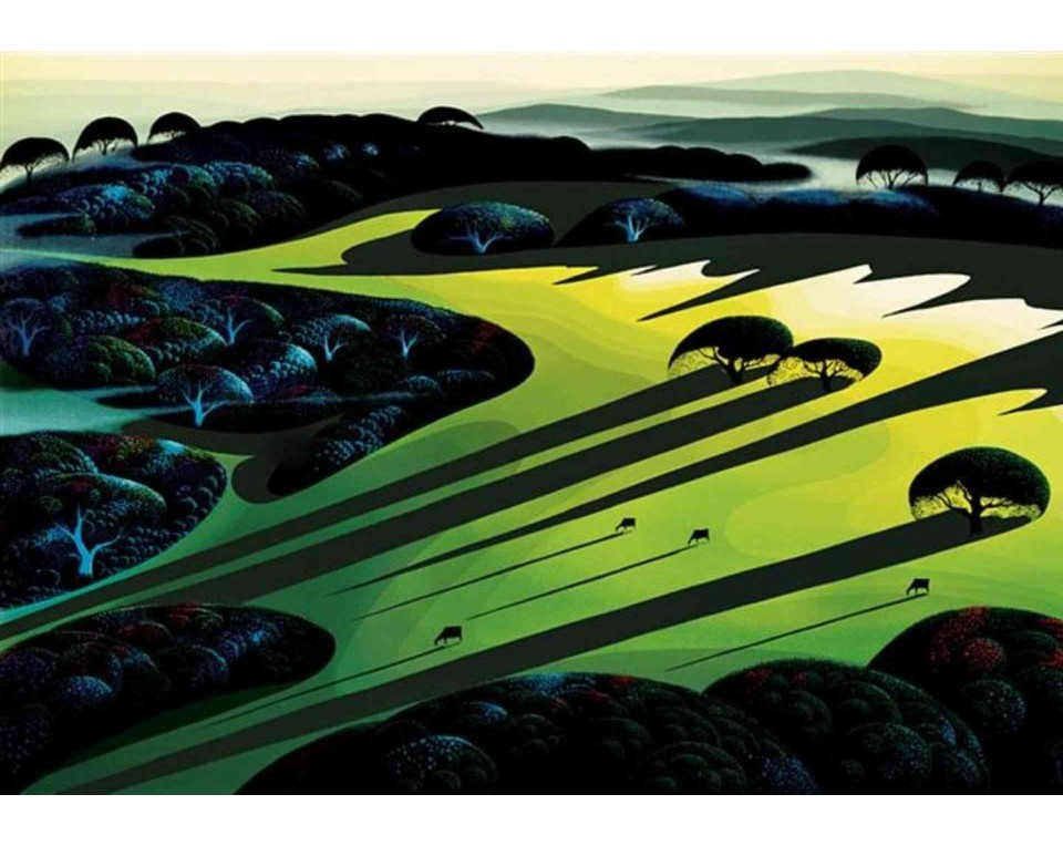 ΠΙΝΑΚΑΣ ΣΕ ΚΑΜΒΑ Eyvind Earle - Silent Meadow