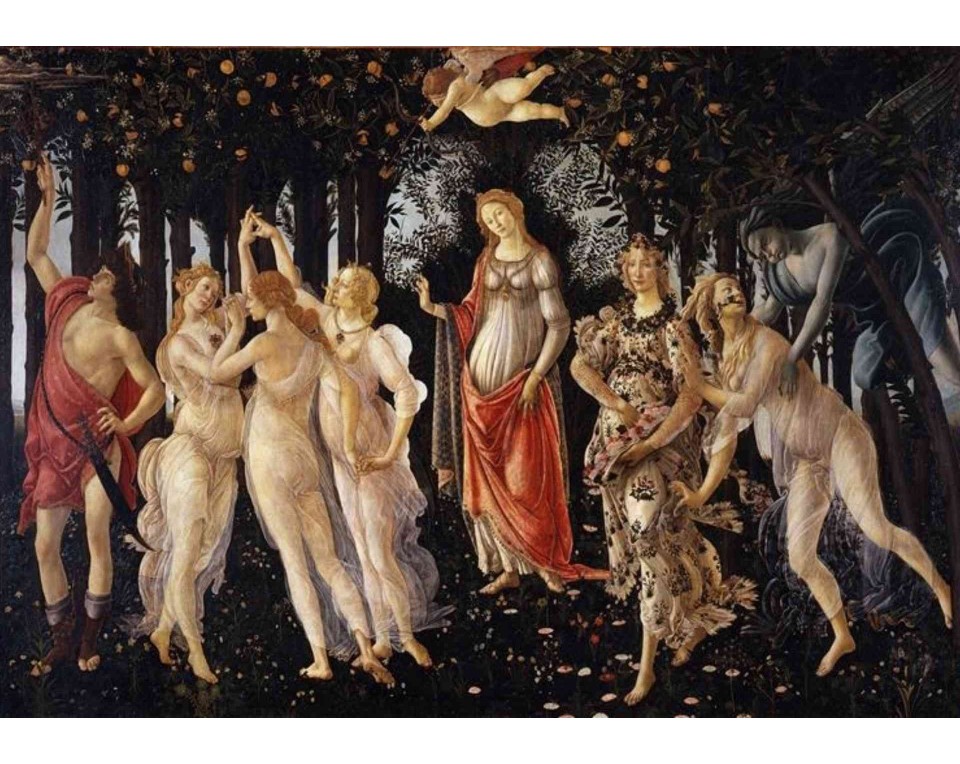 ΠΙΝΑΚΑΣ ΣΕ ΚΑΜΒΑ Sandro Botticelli - Η Άνοιξη