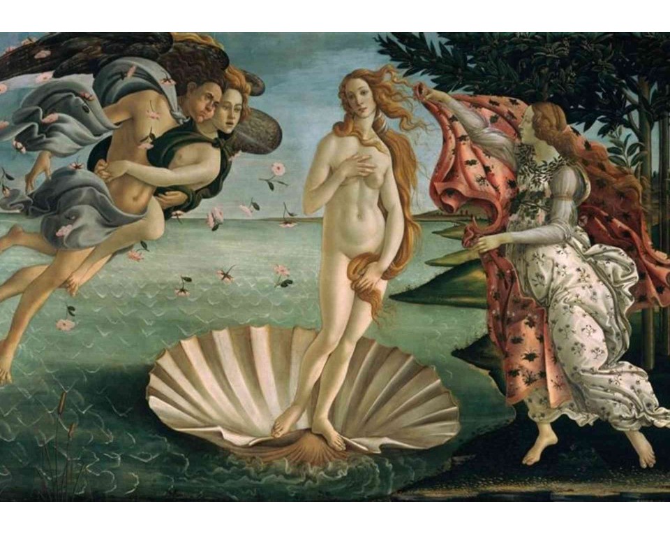 ΠΙΝΑΚΑΣ ΣΕ ΚΑΜΒΑ Sandro Botticelli - Η Γέννηση της Αφροδίτης