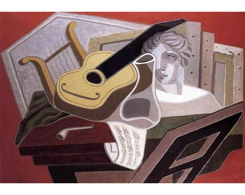 ΠΙΝΑΚΑΣ ΣΕ ΚΑΜΒΑ Juan Gris - Το Τραπέζι του Μουσικού