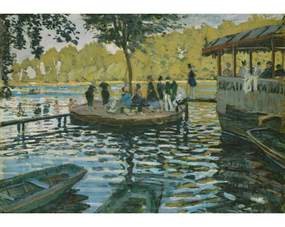 ΠΙΝΑΚΑΣ ΣΕ ΚΑΜΒΑ Claude Monet - Λα Γκρενουιέρ