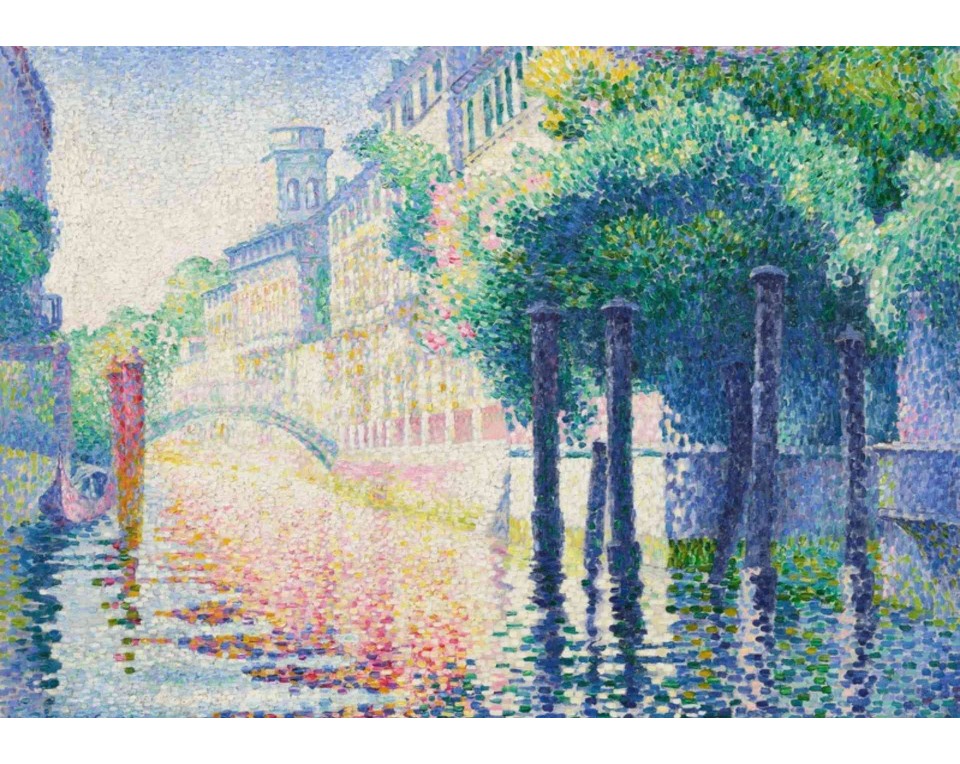 ΠΙΝΑΚΑΣ ΣΕ ΚΑΜΒΑ Henri-Edmond Cross - Η Παραλία στο Cabasson